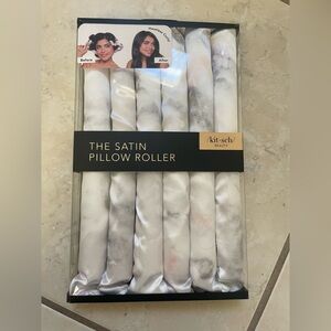 kitsch satin pillow rollers